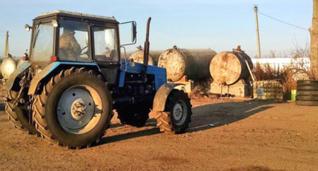 Participants of the “tractor march”. Photo: Andry Dubchak/RFE/RL