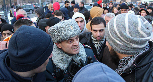 Supporters of Arthur Sargsyan. Photo by Tigran Petrosyan for the 'Caucasian Knot'. Supporters of Arthur Sargsyan. Photo by Tigran Petrosyan for the 'Caucasian Knot'.