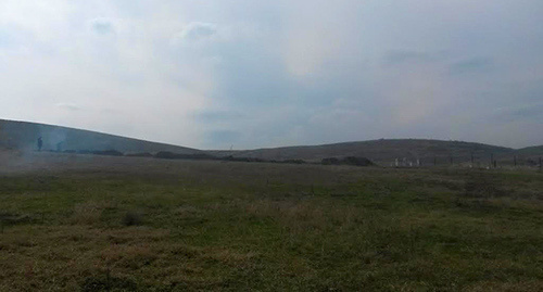 An alleged place where the militants, killed in January in the Kurchaloi District and in the city of Shali, have been buried. The cemetary is located outside Grozny, near Staropromyslovsky District, towards the Pobedinskoye and Dolinskoye villages. Photo by Nikolai Petrov for "Caucasian Knot" An alleged place where the militants, killed in January in the Kurchaloi District and in the city of Shali, have been buried. The cemetary is located outside Grozny, near Staropromyslovsky District, towards the Pobedinskoye and Dolinskoye villages. Photo by Nikolai Petrov for "Caucasian Knot"
