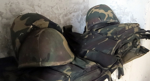 Combat uniform, Nagorny Karabakh. Photo by Alvard Grigoryan for the 'Caucasian Knot'. Combat uniform, Nagorny Karabakh. Photo by Alvard Grigoryan for the 'Caucasian Knot'.