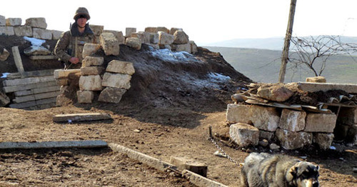 Combat contact line in Nagorny Karabakh. Photo by Alvard Grigoryan for the 'Caucasian Knot'. Combat contact line in Nagorny Karabakh. Photo by Alvard Grigoryan for the 'Caucasian Knot'.