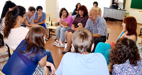 Parents of children with autism hold meeting in Adygea. Photo is provided to the 'Caucasian Knot' by participants of the meeting. Parents of children with autism hold meeting in Adygea. Photo is provided to the 'Caucasian Knot' by participants of the meeting.