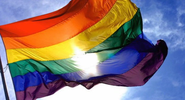 Thr flag of the LGBT community. Photo: http://lgbtrights.ru/review/flag-geev.html Thr flag of the LGBT community. Photo: http://lgbtrights.ru/review/flag-geev.html