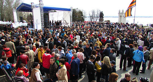 About 5000 people took part in the antiterror action in Volgograd. Photo by Vyacheslav Yaschenko for "Caucasian Knot" About 5000 people took part in the antiterror action in Volgograd. Photo by Vyacheslav Yaschenko for "Caucasian Knot"