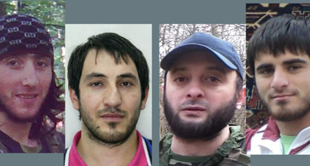 Khasan Khatsiev, Magomed Bekbuzarov, Bekhan Soltukiev and Mikail Cherbizhev (from left to right). Collage prepared by the 'Caucasian Knot'. Photo: MIA for Ingushetia Republic. Khasan Khatsiev, Magomed Bekbuzarov, Bekhan Soltukiev and Mikail Cherbizhev (from left to right). Collage prepared by the 'Caucasian Knot'. Photo: MIA for Ingushetia Republic.