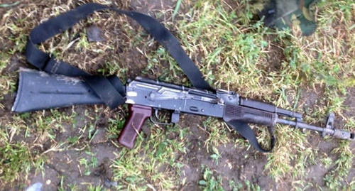 Machine gun. Photo: http://nac.gov.ru/kontrterroristicheskie-operacii/bandity-napavshie-na-post-policii-v-malgobekskom.html Machine gun. Photo: http://nac.gov.ru/kontrterroristicheskie-operacii/bandity-napavshie-na-post-policii-v-malgobekskom.html