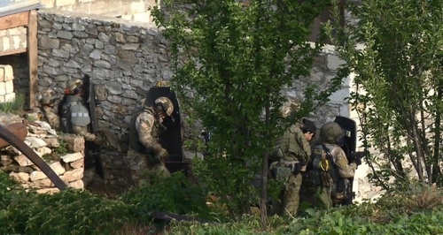 Special operation in Karamakhi, Dagestan, http://nac.gov.ru Special operation in Karamakhi, Dagestan, http://nac.gov.ru