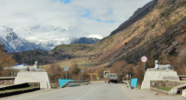Entrance to the National Park in the Mount Elbrus area. Photo by Anna Chernysh for the Caucasian Knot. Entrance to the National Park in the Mount Elbrus area. Photo by Anna Chernysh for the Caucasian Knot.