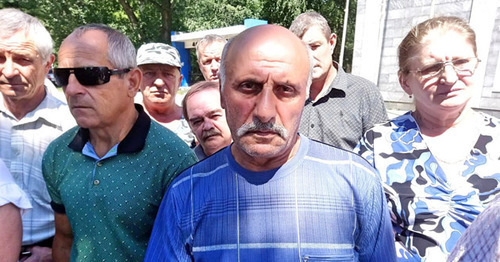 Participants of miners protest in Gukovo, July 19, 2017. Photo by Vyacheslav Prudnikov for the Caucasian Knot. Participants of miners protest in Gukovo, July 19, 2017. Photo by Vyacheslav Prudnikov for the Caucasian Knot.