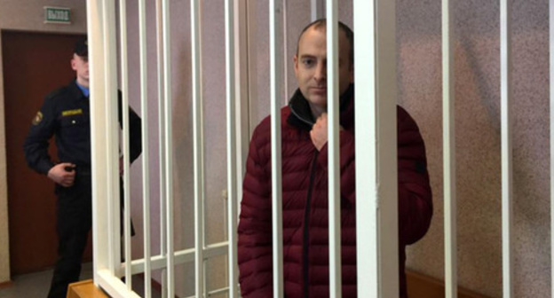 Alexander Lapshin in the courtroom. Photo: RFE/RL Alexander Lapshin in the courtroom. Photo: RFE/RL