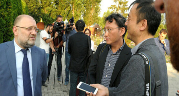 Foreign journalists arrived in Chechnya. Photo https://chechnyatoday.com/content/view/304272%27 Foreign journalists arrived in Chechnya. Photo https://chechnyatoday.com/content/view/304272%27