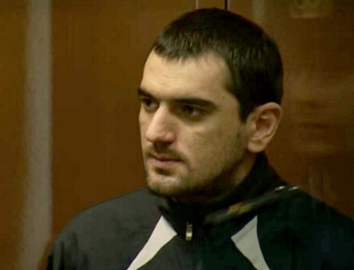 Aslan Cherkesov in the court, October 28, 2011. Screenshot of court video record, http://www.mos-gorsud.ru/news/?id=502 Aslan Cherkesov in the court, October 28, 2011. Screenshot of court video record, http://www.mos-gorsud.ru/news/?id=502
