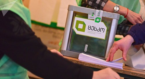 A ballot box. Photo Sputnik / Alexander Imedashvili
https://sputnik-georgia.ru/politics/20170812/236951224/Registraciju-na-vyborah-v-Gruzii-proshli-uzhe-sem-partij.html