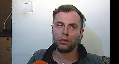 Giorgi Kvanchiani, activist of "Free Zone" NGO. Still picture of video posted at: http://rustavi2.ge/en/news/91304 Giorgi Kvanchiani, activist of "Free Zone" NGO. Still picture of video posted at: http://rustavi2.ge/en/news/91304