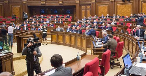 A meeting of the Armenian Parliament. Photo © Sputnik/ Asatur Yesayants A meeting of the Armenian Parliament. Photo © Sputnik/ Asatur Yesayants