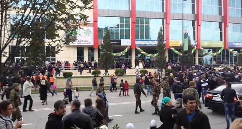 Shopping centre "Grand Park" in Grozny. Screenshot of video posted by user Mansur https://www.youtube.com/watch?v=rP8inQ1H_Ks Shopping centre "Grand Park" in Grozny. Screenshot of video posted by user Mansur https://www.youtube.com/watch?v=rP8inQ1H_Ks