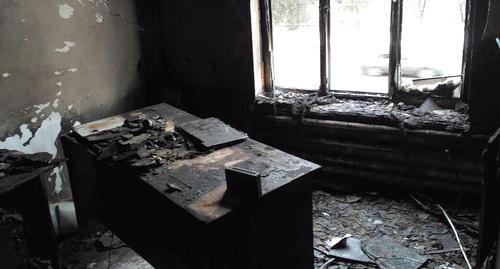 Arson attack on ‘Memorial’ Nazran office, January 17, 2018. Photo by the Caucasian Knot correspondent. Arson attack on ‘Memorial’ Nazran office, January 17, 2018. Photo by the Caucasian Knot correspondent.