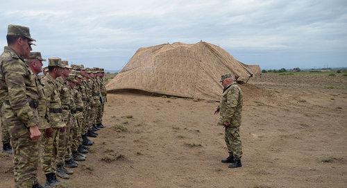 Azerbaijani army. Photo by the press service of the Azerbaijani Ministry of Defence Azerbaijani army. Photo by the press service of the Azerbaijani Ministry of Defence
