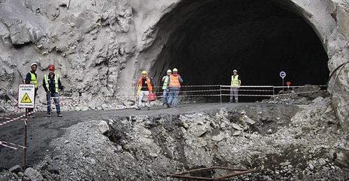 A tunnel construction. © photo by press-service of Georgian ministry of regional development https://sputnik-georgia.ru A tunnel construction. © photo by press-service of Georgian ministry of regional development https://sputnik-georgia.ru