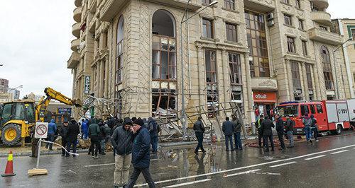The consequences of a gas explosion in Baku. January 27, 2018. Photo by Murad Orujov. https://ru.sputnik.az/incidents/20180127/413786454/vzriv-baku-pogibshiye.html The consequences of a gas explosion in Baku. January 27, 2018. Photo by Murad Orujov. https://ru.sputnik.az/incidents/20180127/413786454/vzriv-baku-pogibshiye.html
