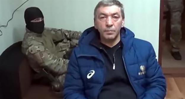Abdusamad Gamidov during detention. Photo: 'Novoye delo' 'Detention of member of Dagestani govt' https://www.youtube.com/watch?time_continue=2&v=Lm-n6HmJatA Abdusamad Gamidov during detention. Photo: 'Novoye delo' 'Detention of member of Dagestani govt' https://www.youtube.com/watch?time_continue=2&v=Lm-n6HmJatA