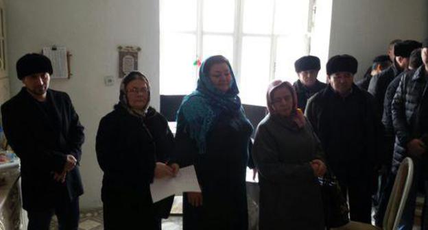Internally displaced persons from Chechnya gather in Nazran, March 15, 2018. Photo by Uzhakh Uzhakhov. Internally displaced persons from Chechnya gather in Nazran, March 15, 2018. Photo by Uzhakh Uzhakhov.