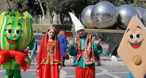 Baku celebrates Novruz Bayram. Photo by Aziz Karimov for the Caucasian Knot. Baku celebrates Novruz Bayram. Photo by Aziz Karimov for the Caucasian Knot.