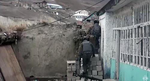 Special operation in Botlikh District of Dagestan. Screenshot from video posted by Investigating Committee of Russia: https://www.youtube.com/watch?v=sj7XNxZeHTM Special operation in Botlikh District of Dagestan. Screenshot from video posted by Investigating Committee of Russia: https://www.youtube.com/watch?v=sj7XNxZeHTM