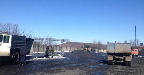 Coal for Gukovo miners, March 13, 2018. Photo by Vyacheslav Prudnikov for the Caucasian Knot. Coal for Gukovo miners, March 13, 2018. Photo by Vyacheslav Prudnikov for the Caucasian Knot.