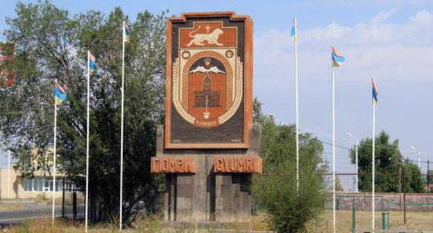 Entrance to Gyumri. Photo by Armine Martirosyan for the Caucasian Knot. Entrance to Gyumri. Photo by Armine Martirosyan for the Caucasian Knot.