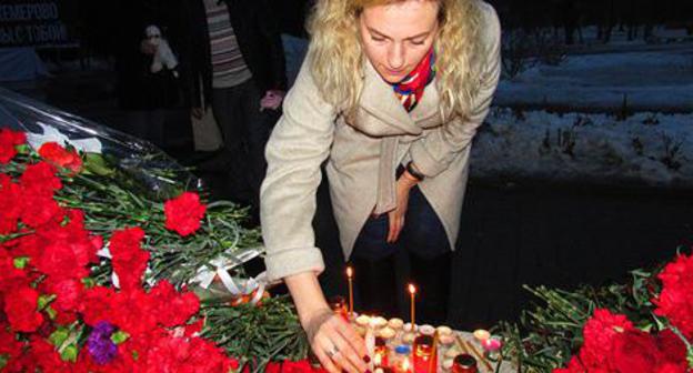 Mourning action in memory of the victims killed by a fire in Kemerovo, March 27, 2018. Photo by Vyacheslav Yaschenko for the Caucasian Knot. Mourning action in memory of the victims killed by a fire in Kemerovo, March 27, 2018. Photo by Vyacheslav Yaschenko for the Caucasian Knot.
