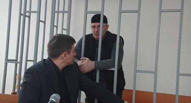 Oyub Titiev in the court, March 19, 2018. Photo: press service of HRC 'Memorial' Oyub Titiev in the court, March 19, 2018. Photo: press service of HRC 'Memorial'