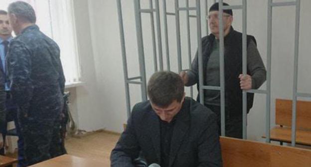 Oyub Titiev in the court room. Photo by the press service of the Human Rights Centre "Memorial" Oyub Titiev in the court room. Photo by the press service of the Human Rights Centre "Memorial"
