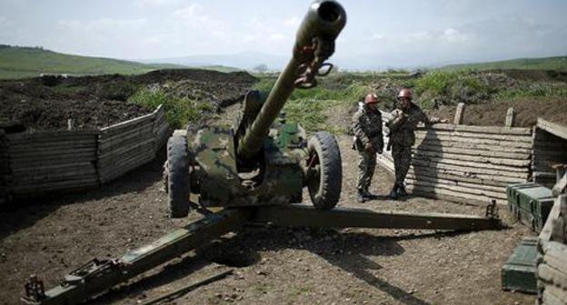 On the contact line in Nagorno-Karabakh. Photo: REUTERS/Staff On the contact line in Nagorno-Karabakh. Photo: REUTERS/Staff