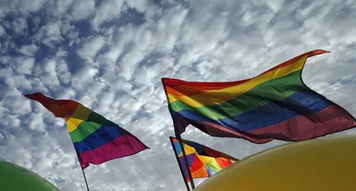 Rainbow flags. Photo: https://www.svoboda.org/a/28496059.html Rainbow flags. Photo: https://www.svoboda.org/a/28496059.html