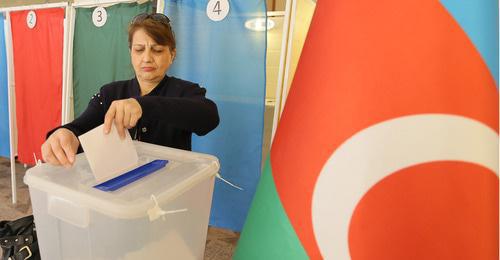 At a polling station during presidential election in Azerbaijan, Baku, April 11, 2018. Photo by Aziz Karimov for the Caucasian Knot At a polling station during presidential election in Azerbaijan, Baku, April 11, 2018. Photo by Aziz Karimov for the Caucasian Knot