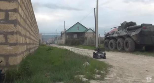 Special operation in Dagestan. Screenshot from video posted by NAC press service: https://www.youtube.com/watch?v=8vzfbGoQogo Special operation in Dagestan. Screenshot from video posted by NAC press service: https://www.youtube.com/watch?v=8vzfbGoQogo