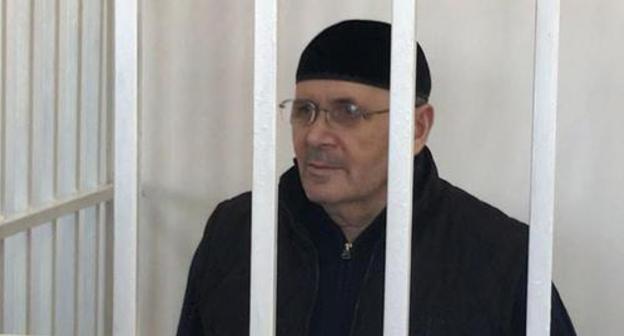 Oyub Titiev in the court room. Photo by the "Caucasian Knot" correspondent Oyub Titiev in the court room. Photo by the "Caucasian Knot" correspondent