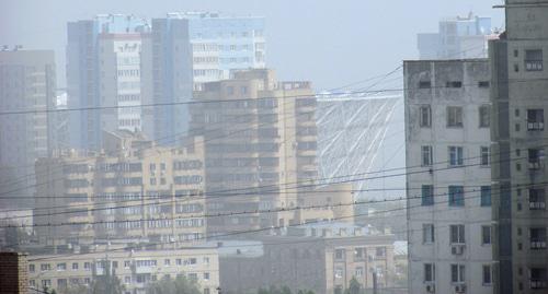 Smog over Volgograd. Photo by Vyacheslav Yaschenko for the Caucasian Knot. Smog over Volgograd. Photo by Vyacheslav Yaschenko for the Caucasian Knot.
