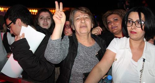 Supporters of Nikol Pashinyan at rally on May 7, 2018. Photo by Tigran Petrosyan for the Caucasian Knot. Supporters of Nikol Pashinyan at rally on May 7, 2018. Photo by Tigran Petrosyan for the Caucasian Knot.