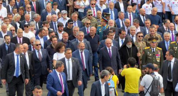 March dedicated to Victory Day in Stepanakert, May 9, 2018. Photo by Alvard Grigoryan for the Caucasian Knot March dedicated to Victory Day in Stepanakert, May 9, 2018. Photo by Alvard Grigoryan for the Caucasian Knot