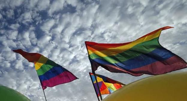 LGBT flags. Photo https://www.svoboda.org/a/28496059.html LGBT flags. Photo https://www.svoboda.org/a/28496059.html