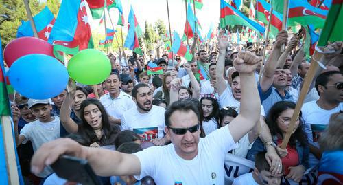 Opposition rally in Baku, May 28, 2018. Photo by Aziz Karimov for the Caucasian Knot Opposition rally in Baku, May 28, 2018. Photo by Aziz Karimov for the Caucasian Knot