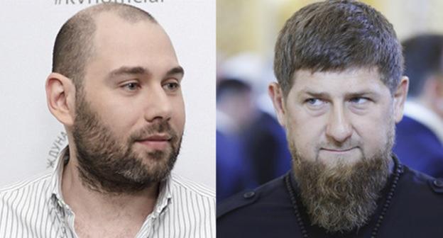 Ramzan Kadyrov (on the right) and Semyon Slepakov. Collage by the "Caucasian Knot". Photo: Sputnik/Mikhail Metzel/Pool via REUTERS Westpress Kaliningrad archive, image # / Alexandr Podgorchuk wikipedia.ru Ramzan Kadyrov (on the right) and Semyon Slepakov. Collage by the "Caucasian Knot". Photo: Sputnik/Mikhail Metzel/Pool via REUTERS Westpress Kaliningrad archive, image # / Alexandr Podgorchuk wikipedia.ru