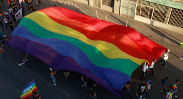 A march with the flag of LGBT. Photo: REUTERS/Jose Luis Gonzalez A march with the flag of LGBT. Photo: REUTERS/Jose Luis Gonzalez