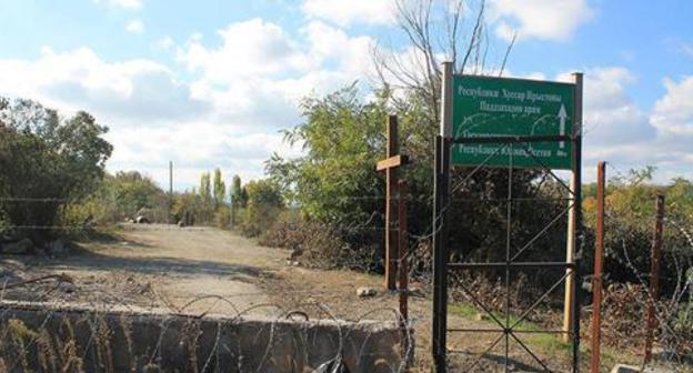 South Ossetia-Georgia border. Photo: press service of the KGB of South Ossetia, https://sputnik-ossetia.ru/South_Ossetia/20170915/4862219.html South Ossetia-Georgia border. Photo: press service of the KGB of South Ossetia, https://sputnik-ossetia.ru/South_Ossetia/20170915/4862219.html