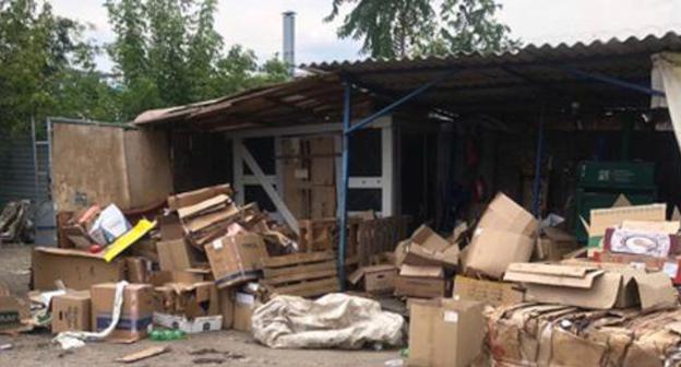 Territory of a vegetable storage base in Rostov-on-Don where a grenade exploded, July 6, 2018. Photo: press service of the MIA's Chief Department for the Rostov Region https://61.xn--b1aew.xn--p1ai/news/item/13733851/ Territory of a vegetable storage base in Rostov-on-Don where a grenade exploded, July 6, 2018. Photo: press service of the MIA's Chief Department for the Rostov Region https://61.xn--b1aew.xn--p1ai/news/item/13733851/