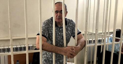 Oyub Titiev. Photo by the press service of the Human Rights Centre "Memorial" Oyub Titiev. Photo by the press service of the Human Rights Centre "Memorial"