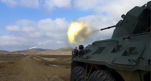 Military drills in Azerbaijan using new vehicles supplied to Baku by Russia, February 2018. Photo: press service of the Ministry of Defence of Azerbaijan. Military drills in Azerbaijan using new vehicles supplied to Baku by Russia, February 2018. Photo: press service of the Ministry of Defence of Azerbaijan.