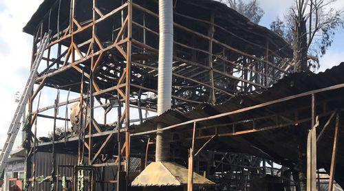 At the place of fire in Sochi. Photo: press service of the Investigative Committee of the Russian Federation for the Krasnodar Territory At the place of fire in Sochi. Photo: press service of the Investigative Committee of the Russian Federation for the Krasnodar Territory